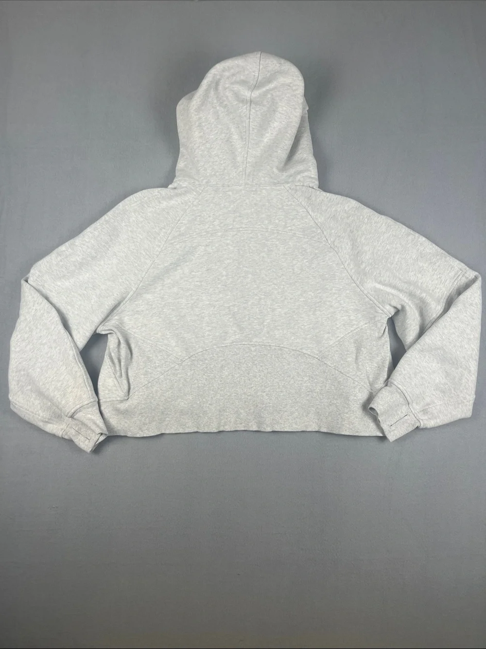 Lululemon Oversized Half-Zip heather gray scuba hoodie Size: XL/XXL